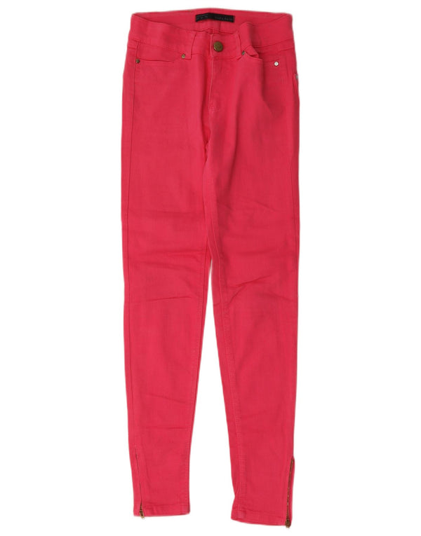 Женские джинсы скинни Zara EU 32 2XS W22 L28, розовый хлопок