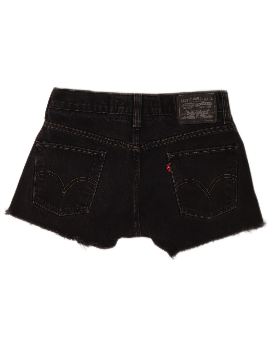 Женские джинсовые шорты скинни Levi's 511 W30, средний черный, хлопок