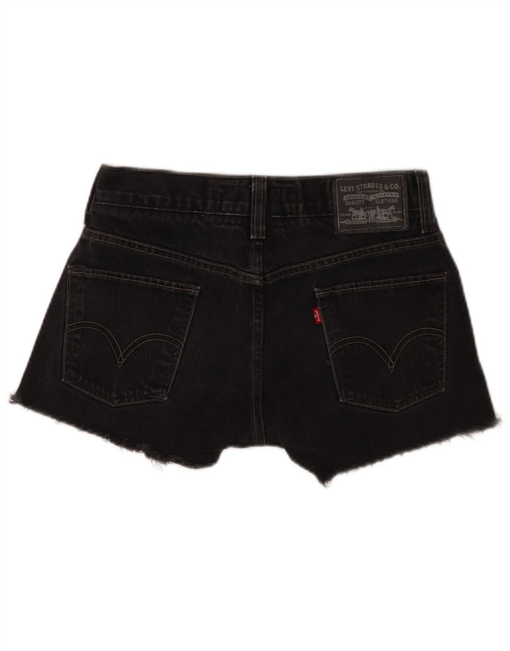 Женские джинсовые шорты скинни Levi's 511 W30, средний черный, хлопок