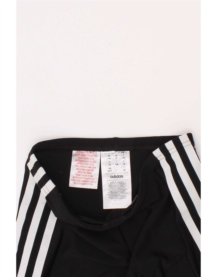 Леггинсы-капри Adidas Aeroready для мальчиков 7-8 лет, черные из полиамида