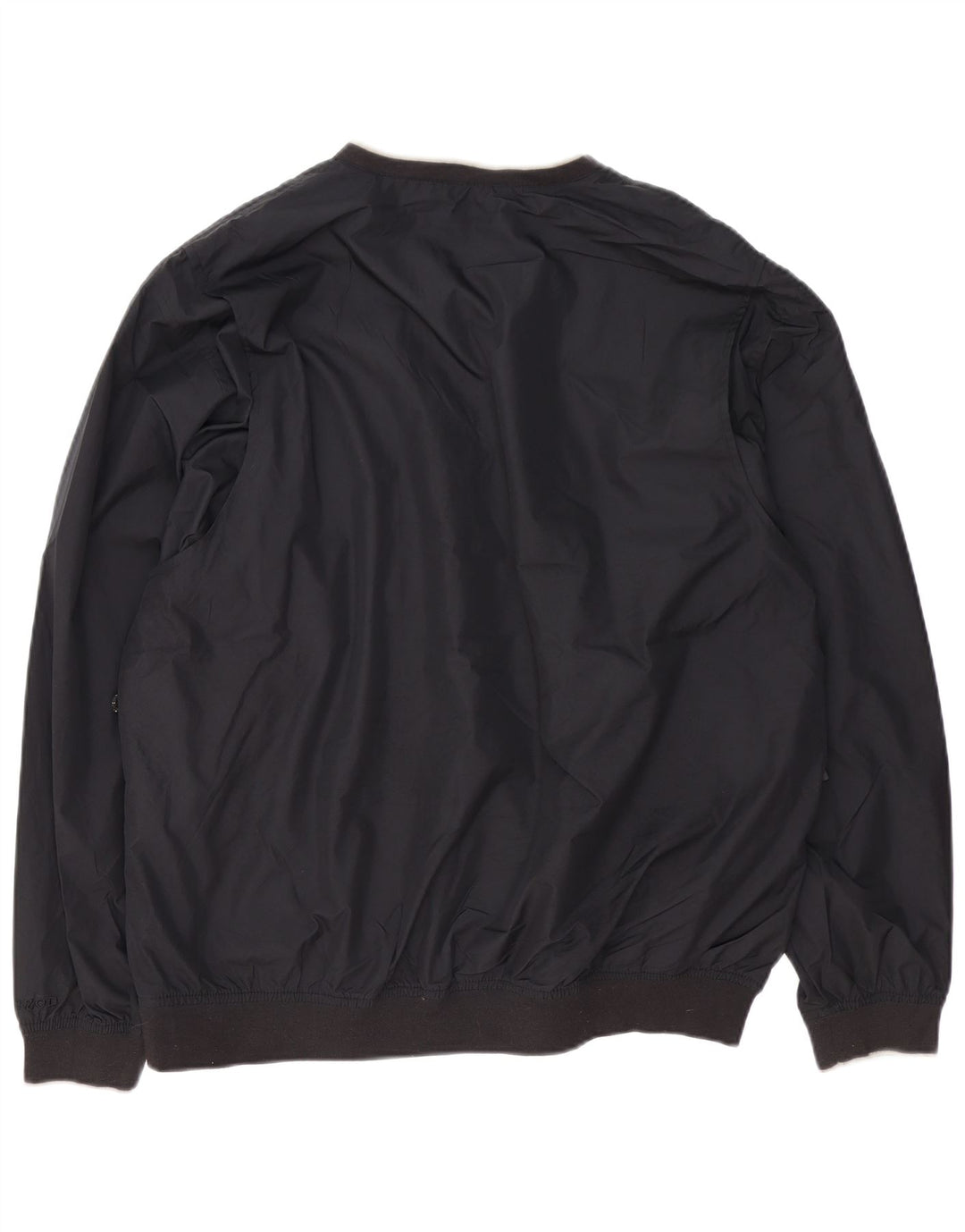 Izod Мужской пуловер спортивный костюм верхняя куртка XL темно-синий полиэстер