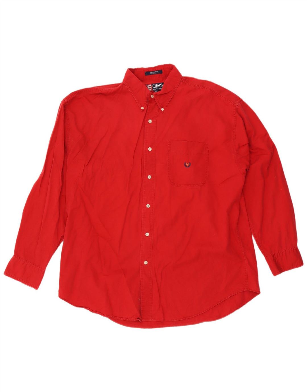 Мужская рубашка Chaps Ralph Lauren XL, красный хлопок
