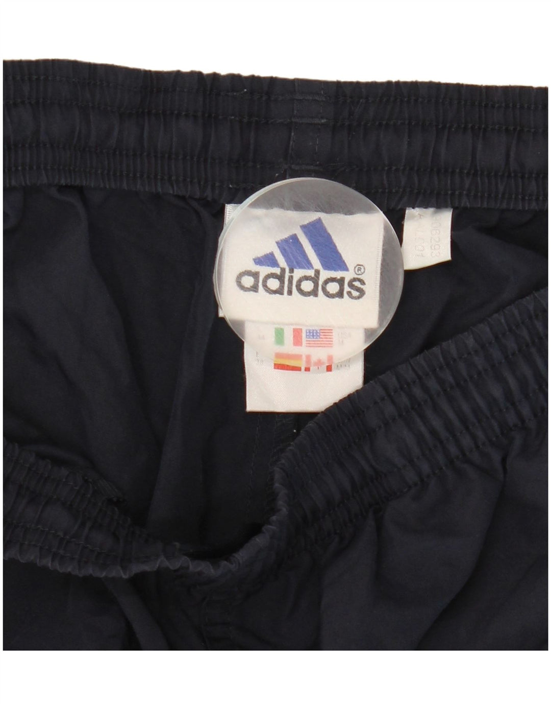 Женские спортивные шорты Adidas UK 12, средний темно-синий, полиэстер