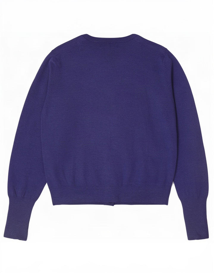 Женский кардиган Marks & Spencer UK 12, средний синий вискоза