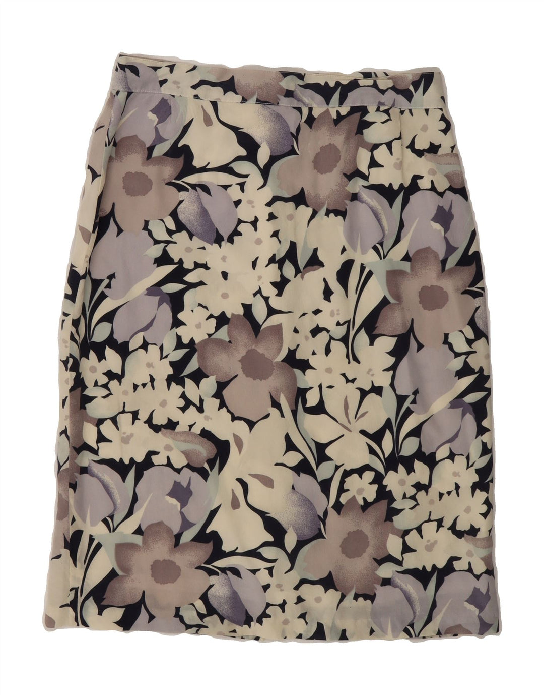 VINTAGE Womens Pencil Skirt W28 Medium Multicoloured Floral Vintage Vintage and Second-Hand Vintage from Messina Hembry 