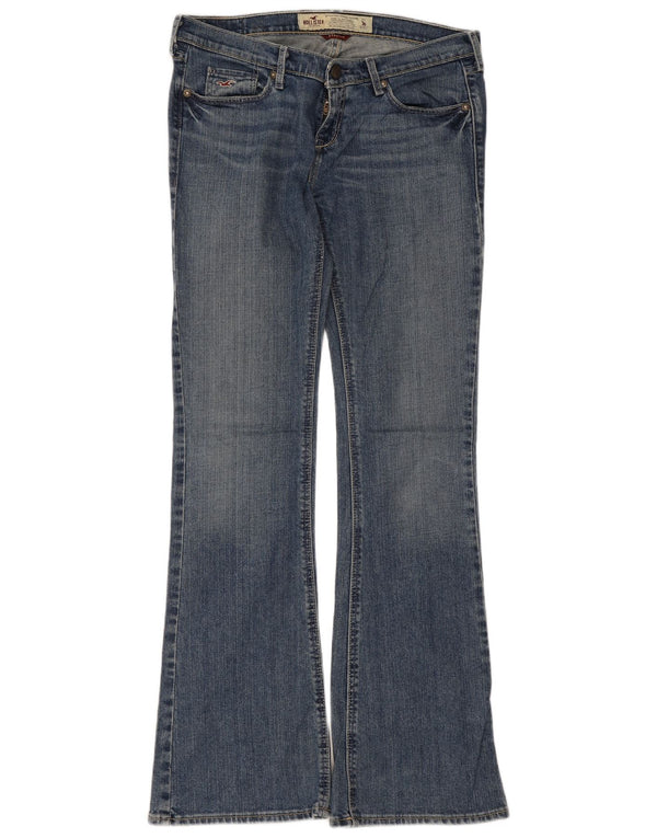 Женские расклешенные джинсы Hollister США 3, маленькие W30 L31, синие, хлопок