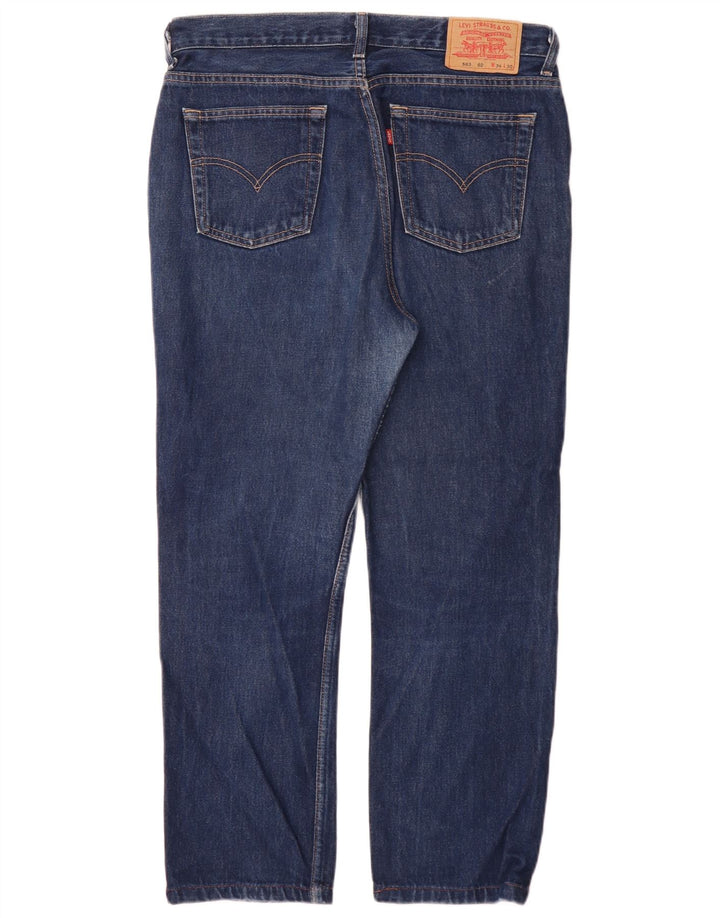 Мужские прямые джинсы Levi's 583 W34 L30 синие