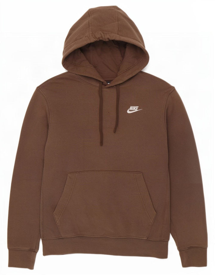 Мужской джемпер с капюшоном Nike, маленький бежевый, хлопок