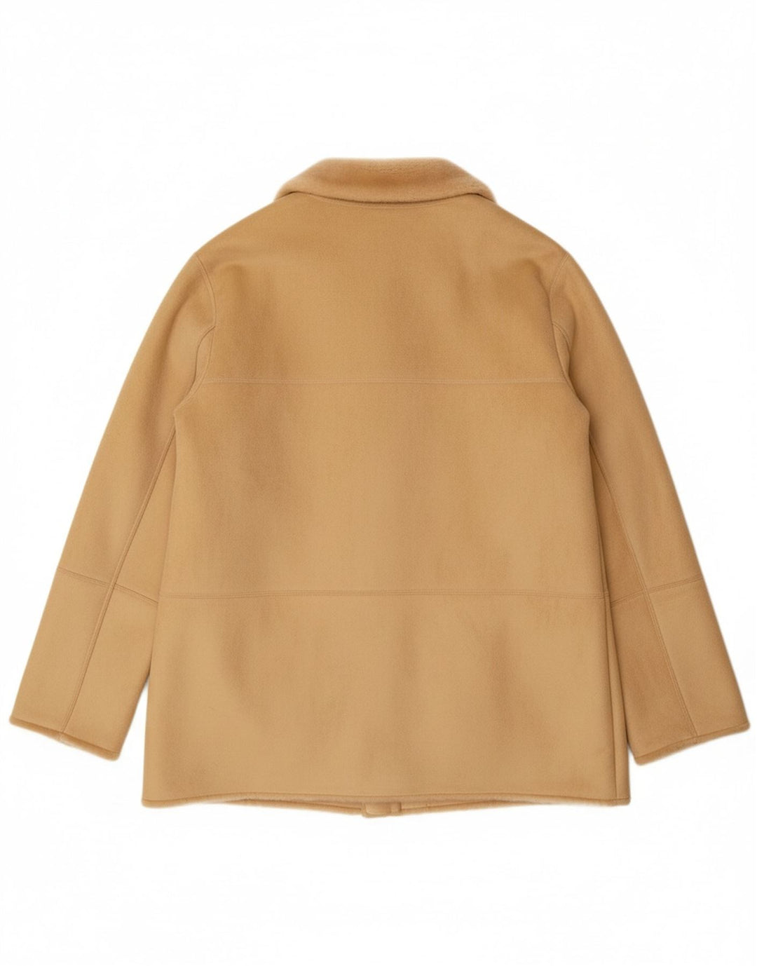 ВИНТАЖНАЯ женская куртка из шерпы EU 44 XL, бежевый акрил