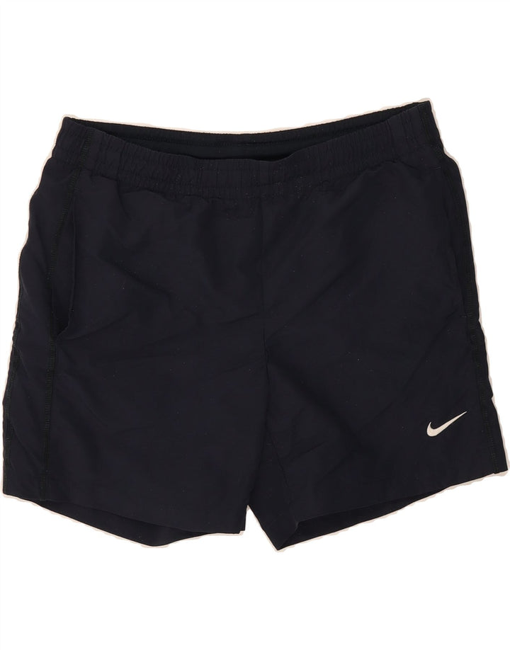 NIKE Mens Sport Shorts Medium Navy Blue Nylon Vintage Nike and Second-Hand Nike from Messina Hembry 