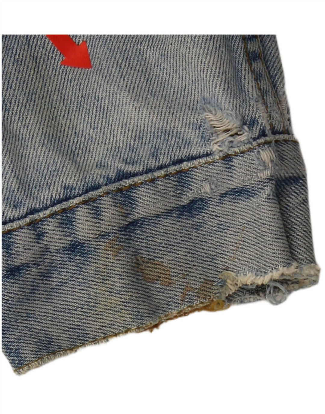 Мужская джинсовая куртка Levi's UK 38, средний синий хлопок, хлопок