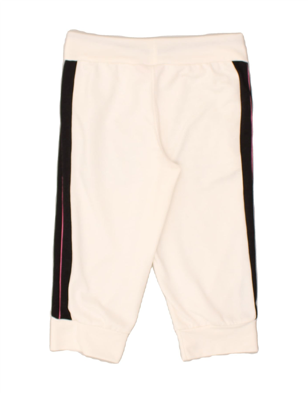 PUMA Womens Bermuda Sport Shorts UK 10 Small White Colourblock | Vintage Puma | Thrift | Second-Hand Puma | Used Clothing | Messina Hembry 