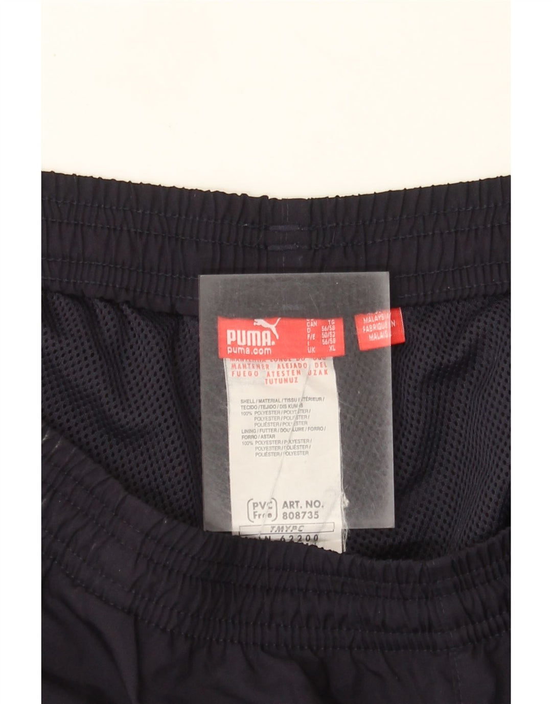Мужские спортивные брюки-капри Puma XL темно-синие из полиэстера