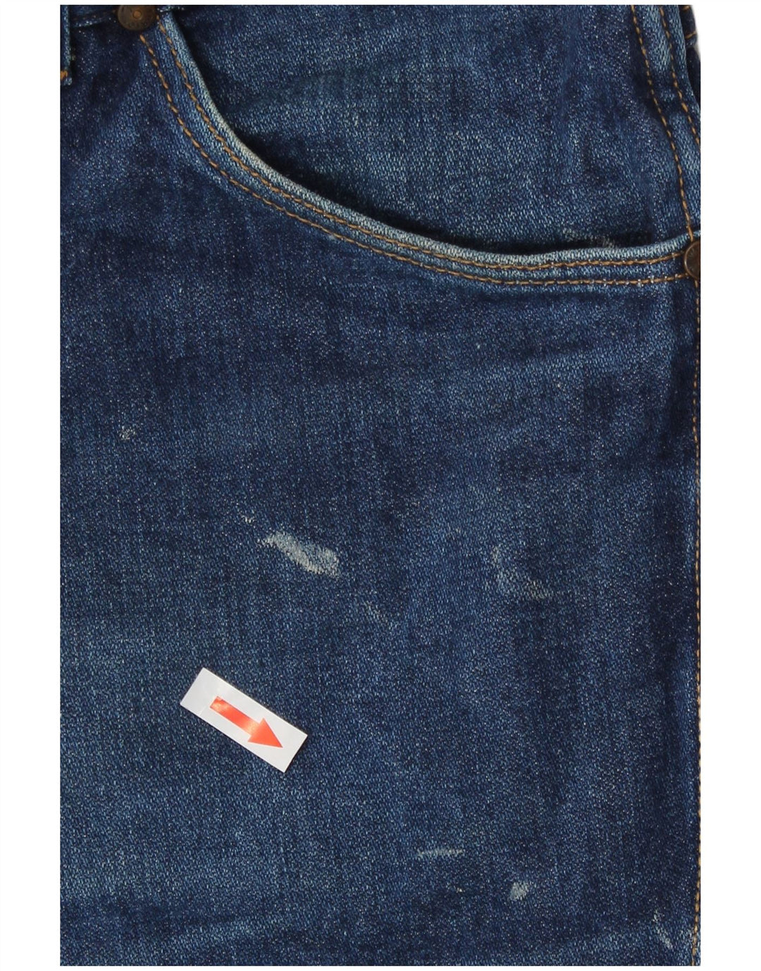 Мужские прямые джинсы Wrangler W40 L31 темно-синие