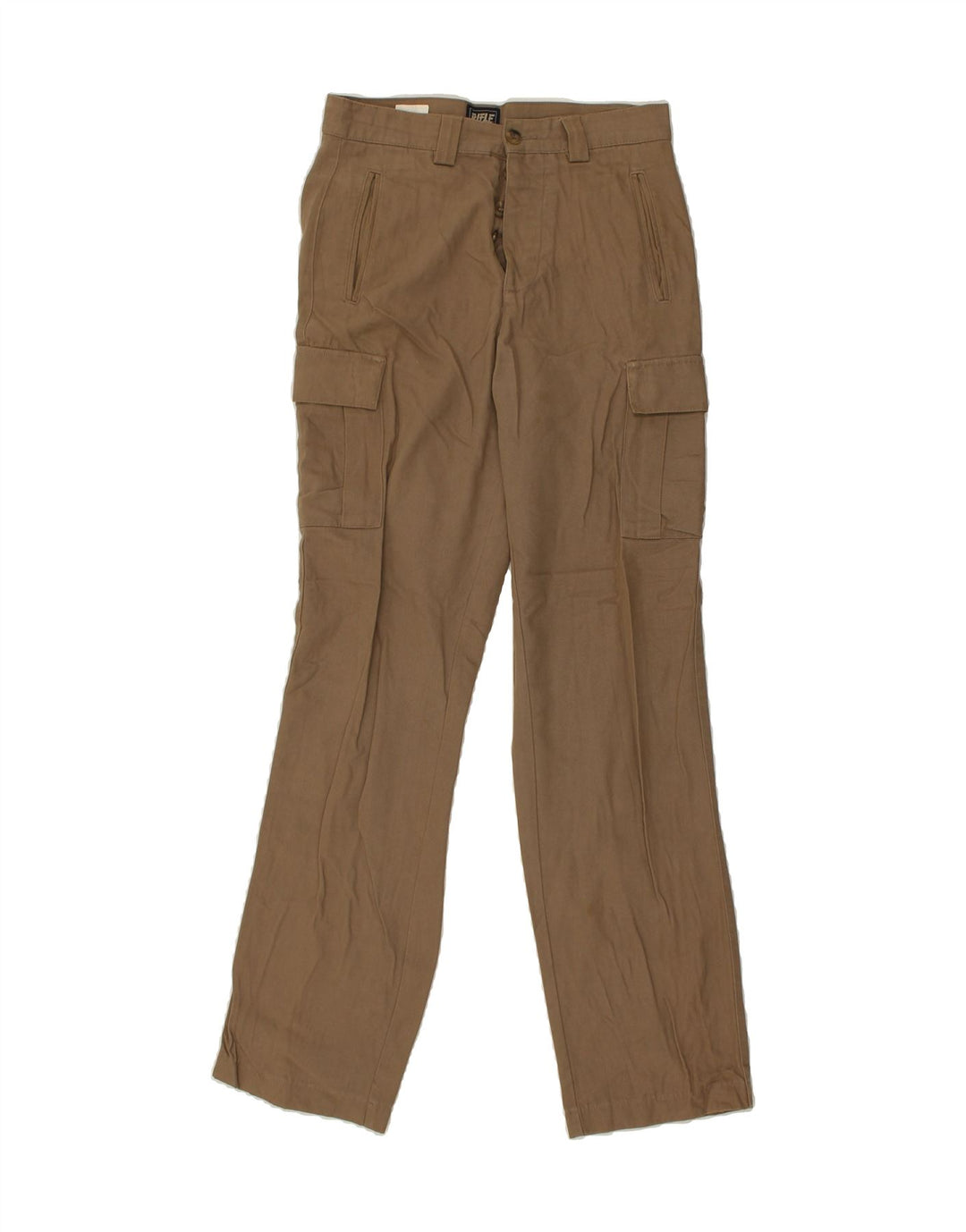 RIFLE Mens Slim Cargo Trousers W31 L34 Brown Cotton Vintage Rifle and Second-Hand Rifle from Messina Hembry 