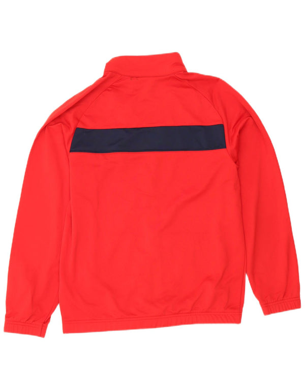 Спортивный костюм Nike для мальчиков, верхняя куртка 13–14 лет, XL, красный полиэстер с цветными блоками