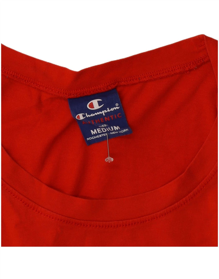 Женская футболка с рисунком Champion UK 14, средний красный
