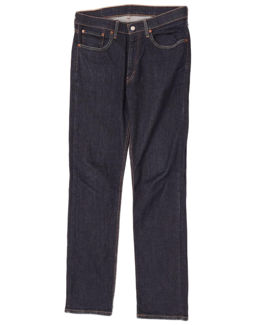 Мужские прямые джинсы Levi's 514 W34 L34 темно-синие, хлопок
