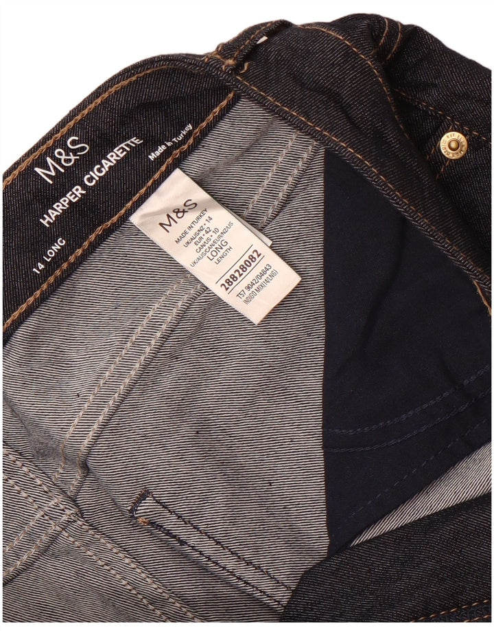 Женские зауженные джинсы Harper Marks & Spencer UK 14, большие W32 L28, темно-синие