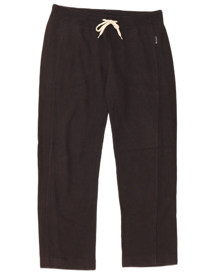 Мужские спортивные брюки Champion, большие черные хлопковые брюки