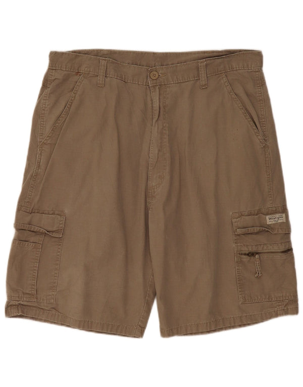 Мужские шорты-карго Wrangler W36, большие, цвета хаки, хлопок