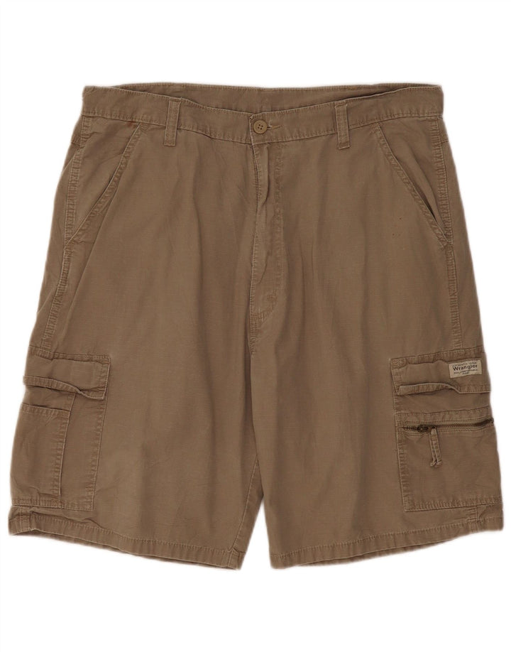Мужские шорты-карго Wrangler W36, большие, цвета хаки, хлопок