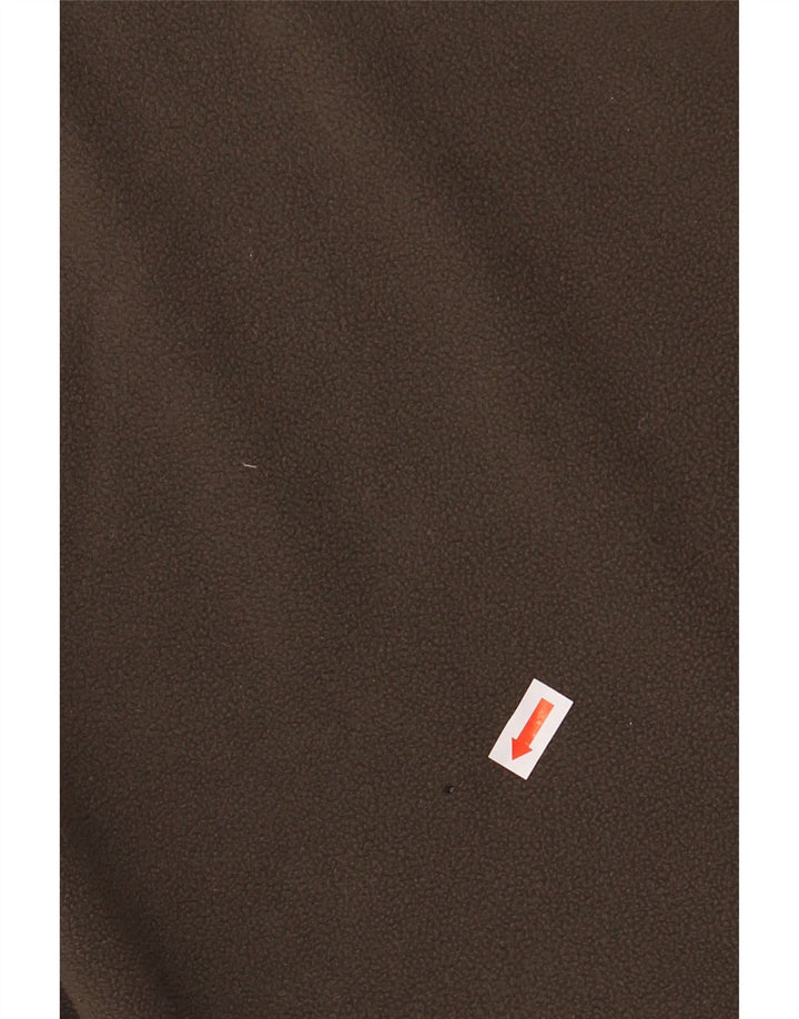 Мужской флисовый джемпер JACK WOLFSKIN с воротником на молнии, UK 44 XL, полиэстер цвета хаки