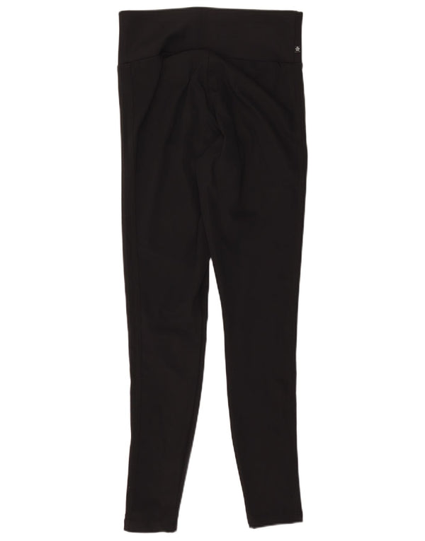 Женские леггинсы ADIDAS UK 12, средний черный полиэстер