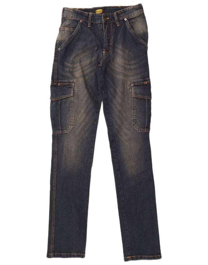 Женские узкие джинсы-карго Diadora W28 L32, темно-синие, хлопок