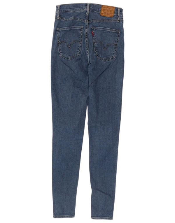 Женские джинсы суперскинни Levi's Mile High W26 L30, синий хлопок