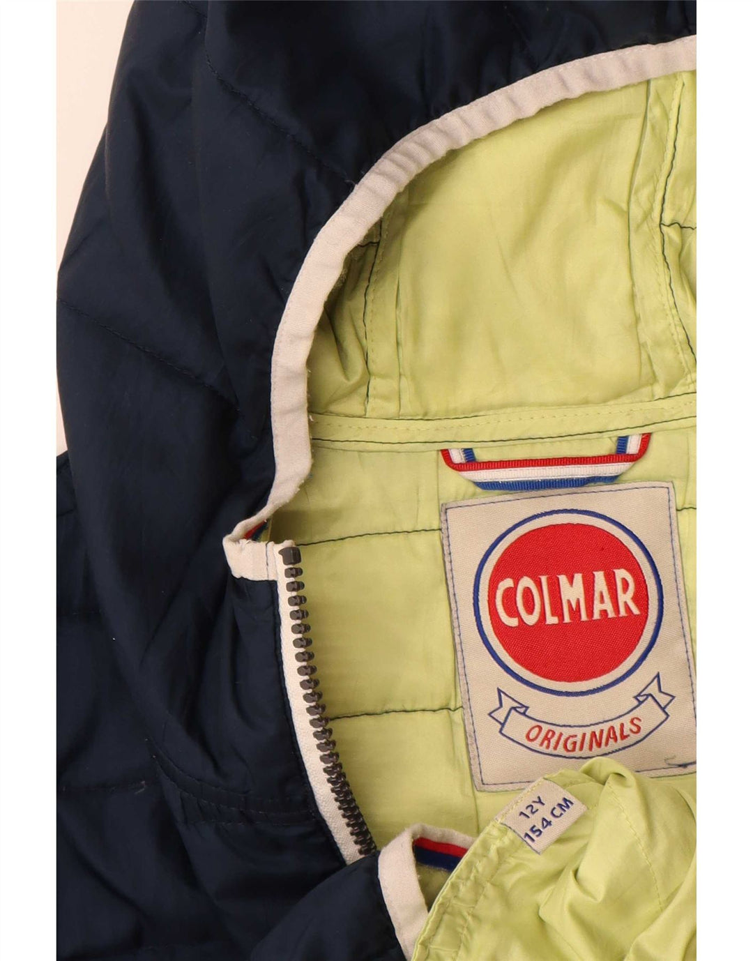 Утепленная куртка с капюшоном Colmar для мальчиков 11-12 лет, темно-синяя