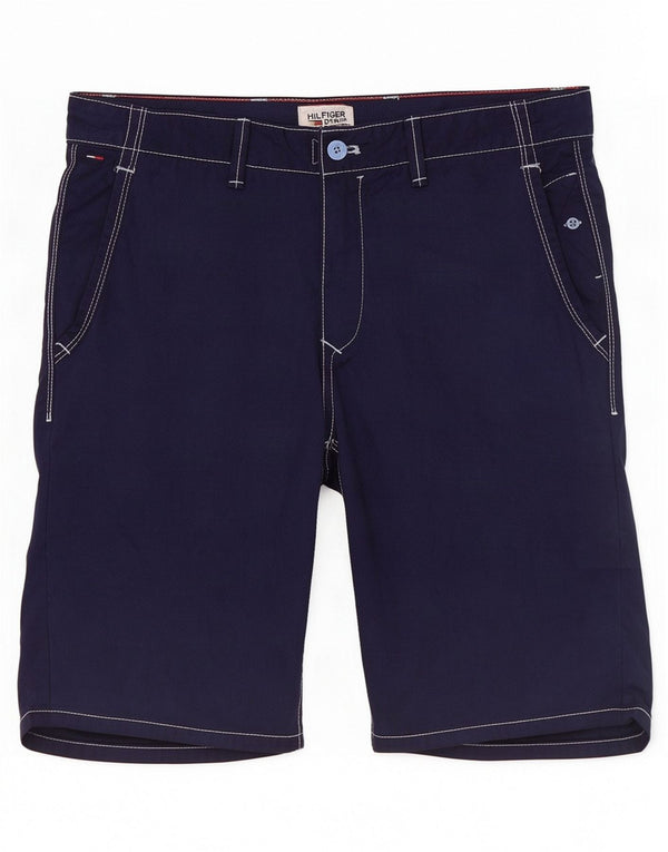 Мужские шорты чинос Tommy Hilfiger W34, большие темно-синие, хлопок