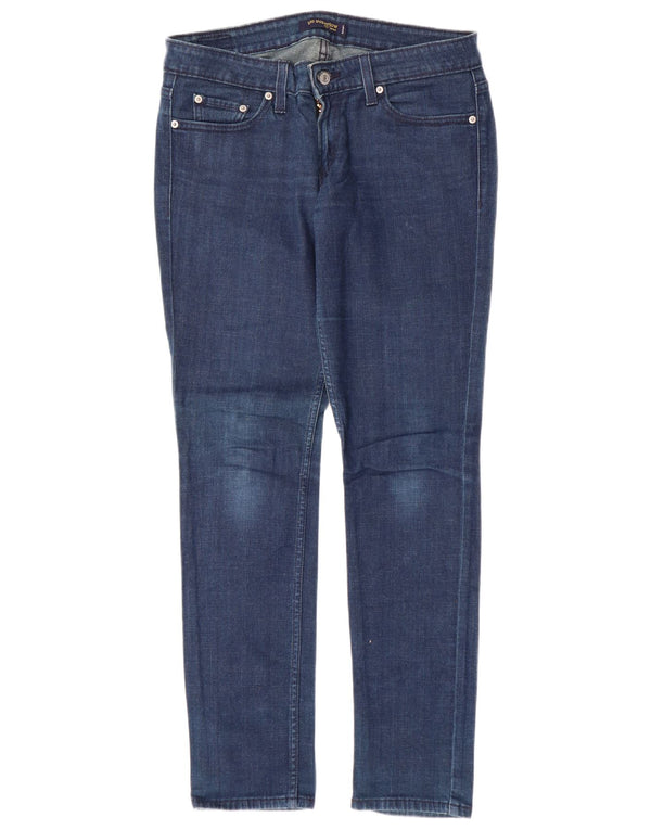 Женские джинсы Levi's 524 Super Low Slim, США 7, средние W32 L31, синие, хлопок