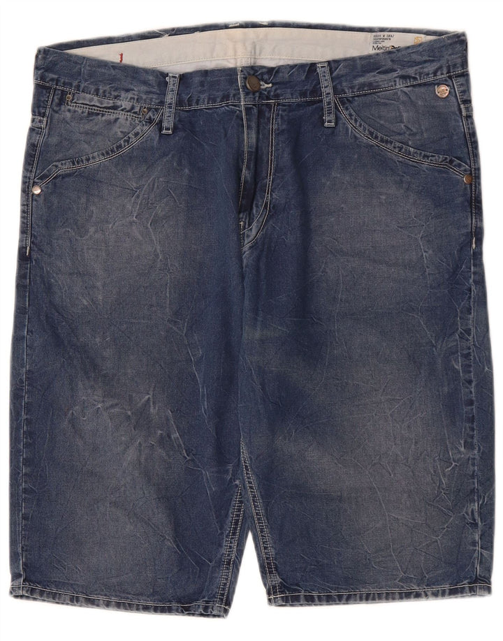 Мужские джинсовые шорты Meltin' Pot W36, большие синие, хлопок