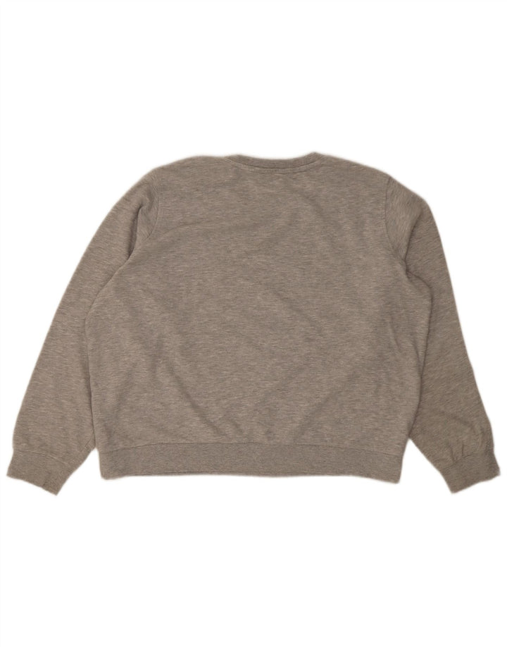 Женский джемпер оверсайз Marks & Spencer UK 18 XL, серый в крапинку