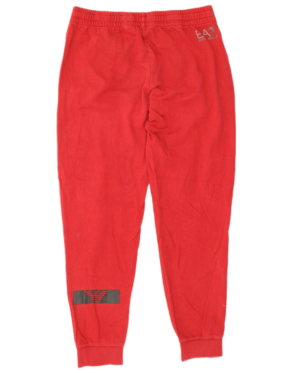 Мужские спортивные брюки с рисунком Emporio Armani, джоггеры XL, красный хлопок