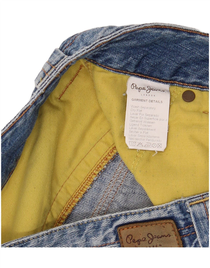 PEPE Jeans Мужские джинсовые шорты-бермуды W31 Средний синий хлопок
