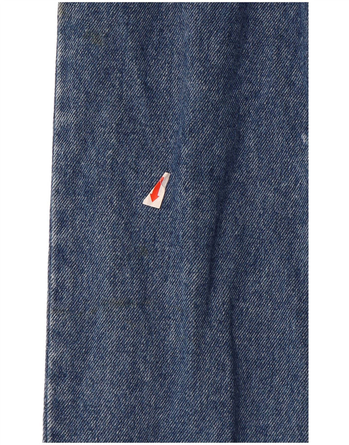 MASH Mens Straight Jeans W30 L30 Blue Cotton