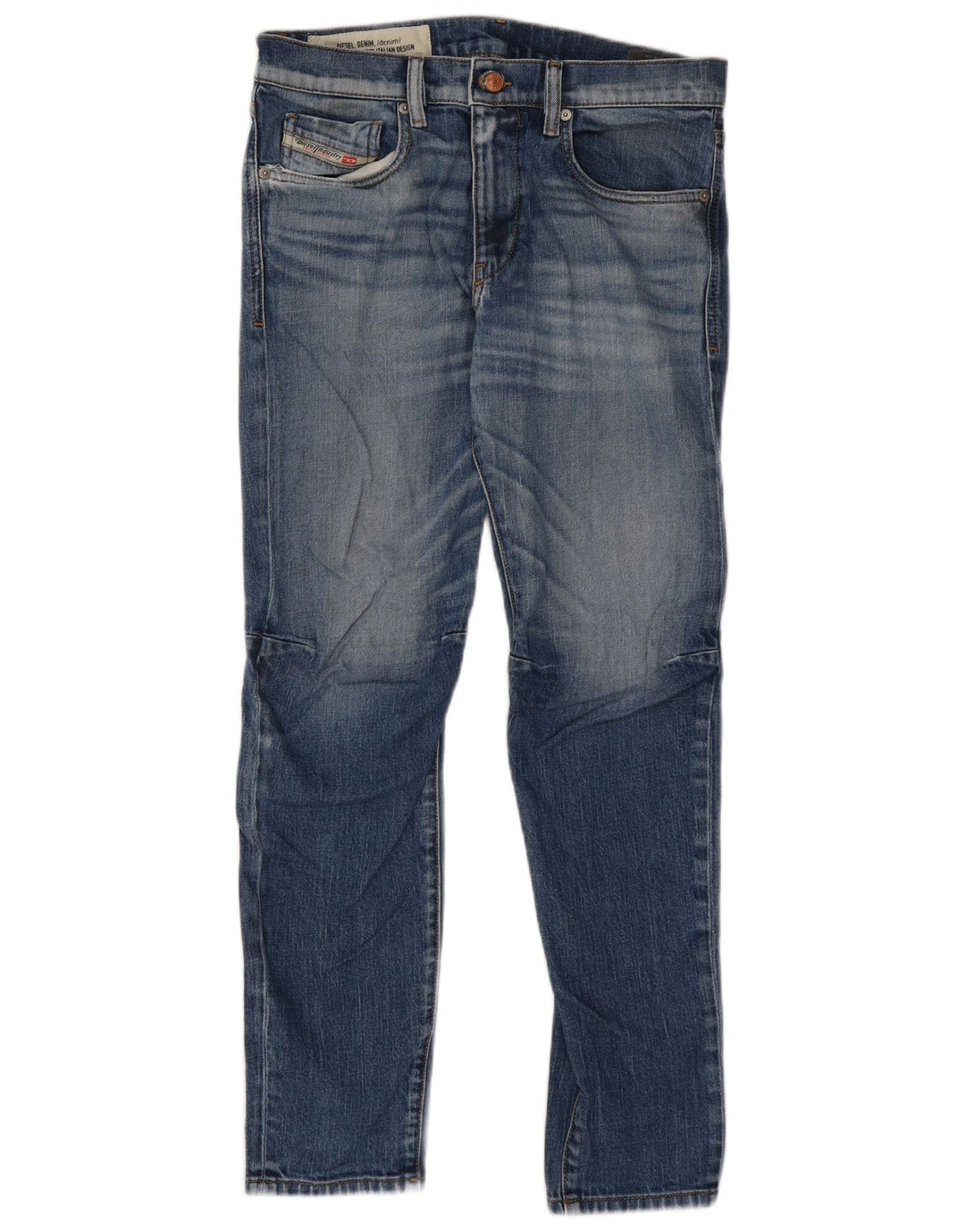 Мужские джинсы Diesel D-Strukt Slim W32 L30, синий хлопок