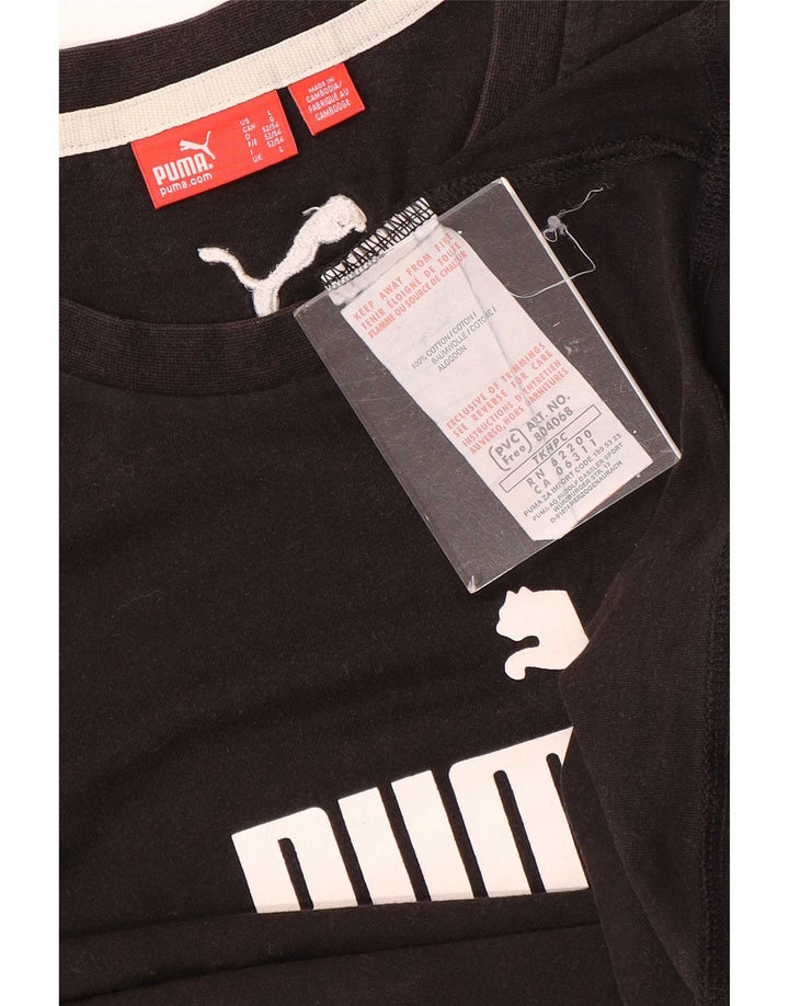 Мужская футболка с рисунком Puma, большой коричневый хлопок