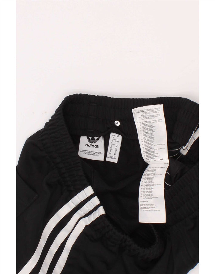 Женские спортивные шорты Adidas UK 8, маленькие черные из полиэстера