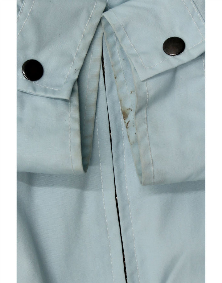 CONWELL Mens Bomber Jacket UK 44 2XL Blue Polyester