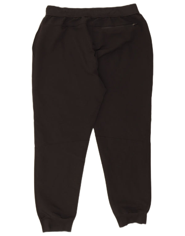 Russell Athletic Mens Crop Tracksuit Trousers Joggers Large  Black
