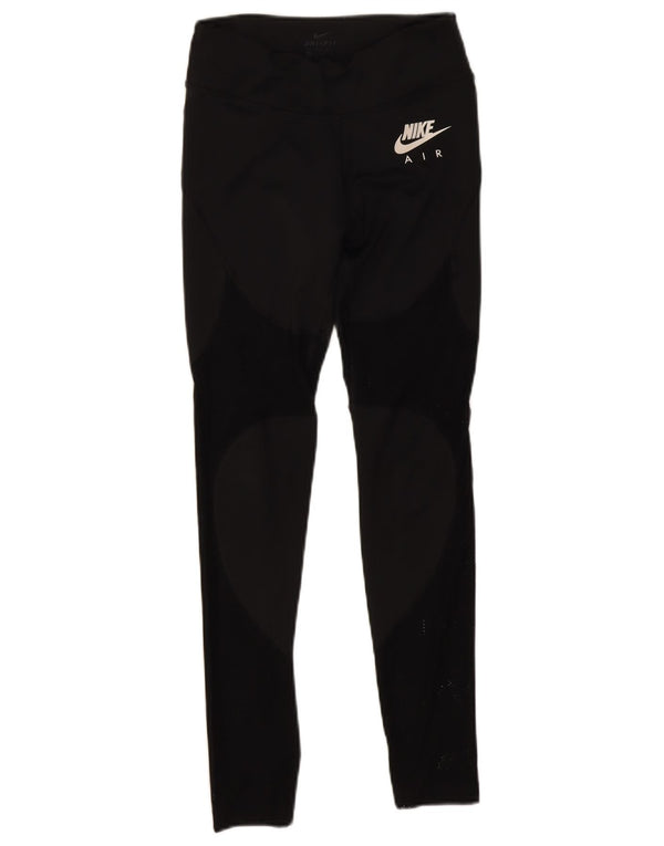 Женские леггинсы Nike Air Graphic UK 4 XS, черный полиэстер