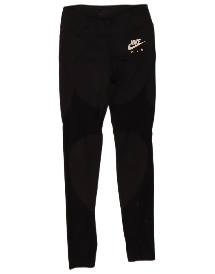 Женские леггинсы Nike Air Graphic UK 4 XS, черный полиэстер