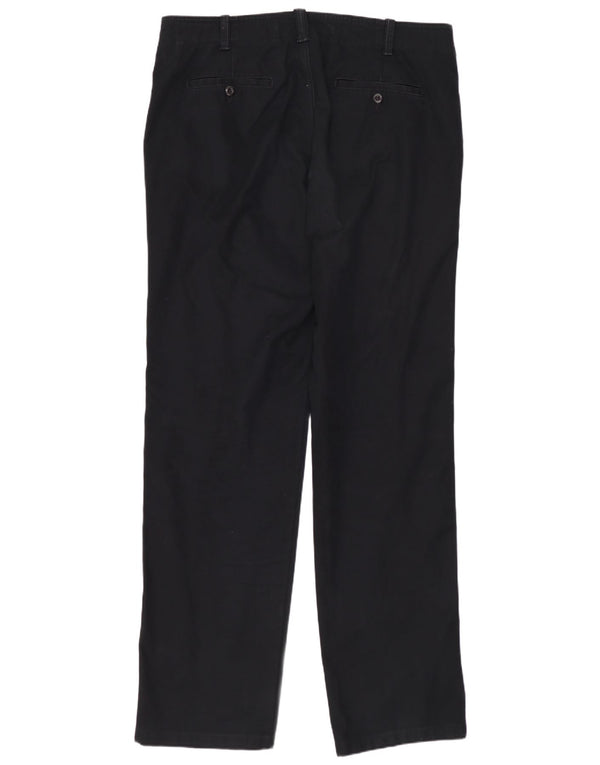 Мужские прямые брюки чинос ZARA EU 46 XL W36 L34 Темно-синие