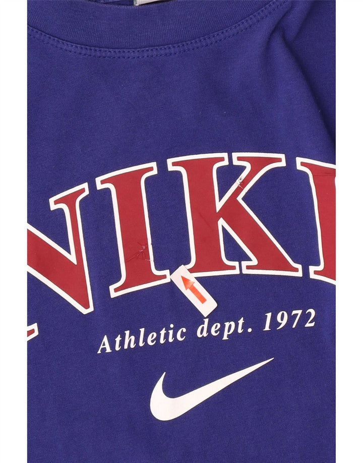 Мужская футболка с рисунком Nike, маленький синий