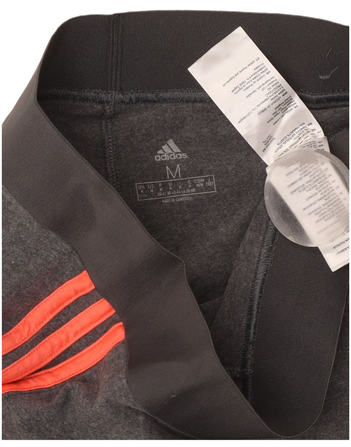Женские леггинсы ADIDAS UK 12/14, хлопок среднего серого цвета
