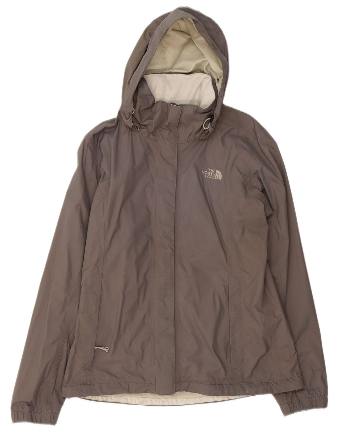 Женская дождевик с капюшоном THE NORTH FACE Hyvent UK 14, средний серый