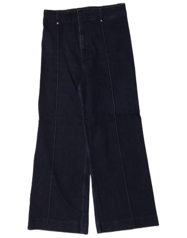 Женские широкие джинсы Zara EU 40 Medium W30 L30 Темно-синие